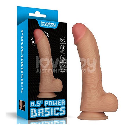 Pênis Realístico 22x4,5cm Recarregável 10modo Vibração Pe257