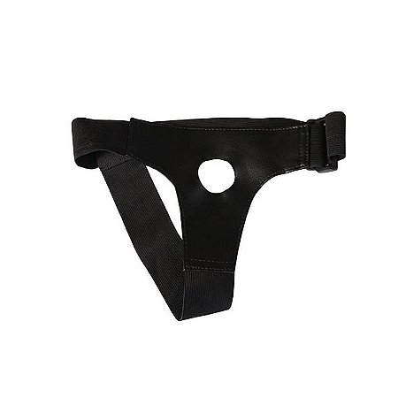 Cinta Em Couro Sintético Com Tiras Elásticas Ajustável