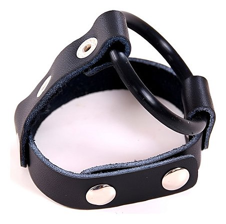 Anel Peniano De Borracha 4cm Para Retração Testicular 9437 Preto