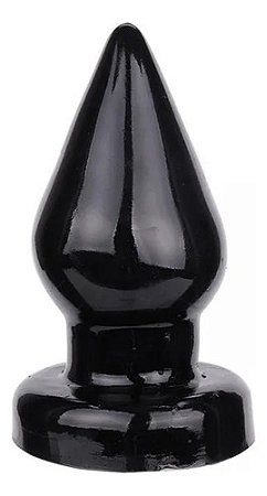 Plug Dilatador Anal Grande 17 X 8,5 Cm Kt419 Preto