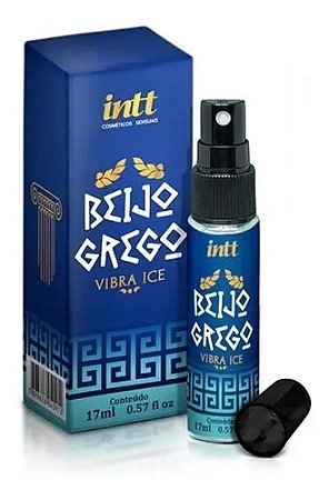 Intt Beijo Grego Vibra E Gela Excitante Anal Com Sabor Menta 15 ML