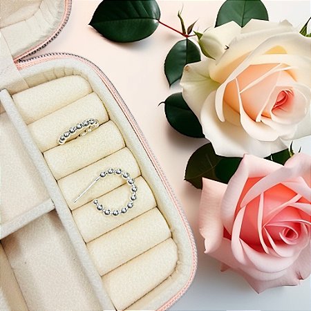 Brinco Argola Bolinhas