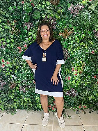 Vestido dual color
