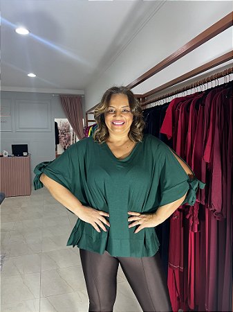 Blusa com amarração lateral