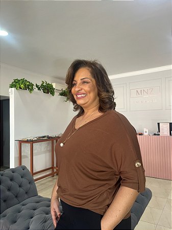 Blusa botões basic