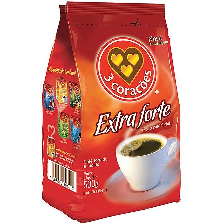 Café 3 Corações Extra Forte 500g