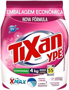 Sabão em Pó Tixan 4Kg Maciez Econômico