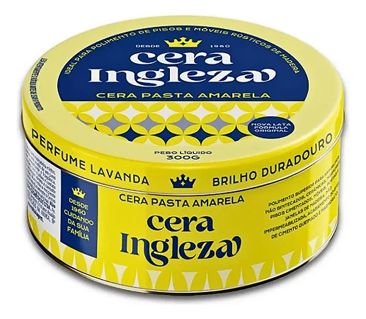 Cera Em Pasta Ingleza Amarela 300g