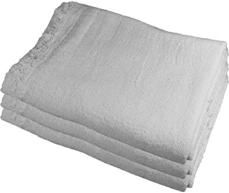 Pano De Chão Alvejado Branco 30 Batidas Unidade 60cm x 75cm