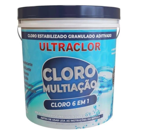 Cloro Granulado 10Kg 6 EM 1 Multiação Ultraclor