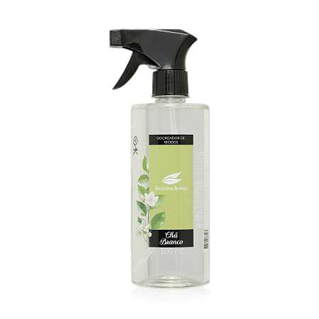 Odorizador De Tecidos Amazonia 500ML Cha Branco