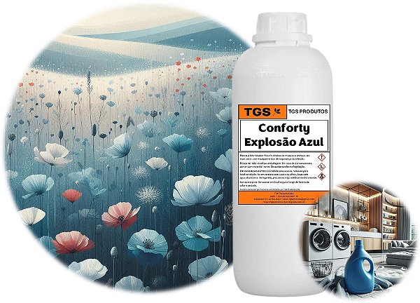 Essência Conforty Explosão Azul Ultra para fabricar amaciante