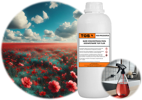 Base para fabricar Desinfetante Top Flor