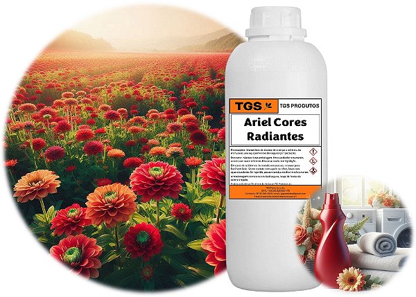 Essência ArielCores Radiantes Ultra para fabricar sabão líquido (Ariel)