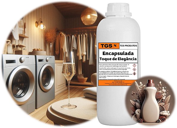 Essência em Microcapsulas Toque de Elegância para fabricar amaciante