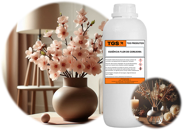 Essência Flor de Cerejeira Plus para Difusor de Varetas & Aroma Spray