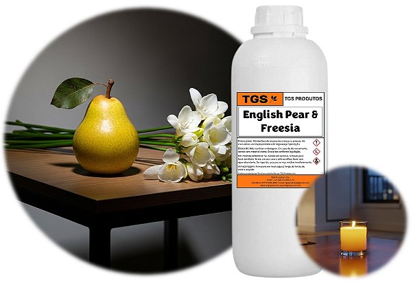 Essência English Pear and Freesia Ultra para Velas & Difusores de Varetas & Cosméticos