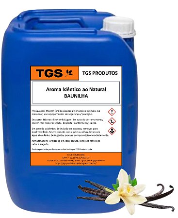 AIN Baunilha Plus - Aroma Idêntico ao Natural líquida