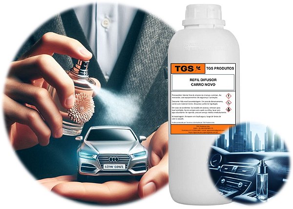 Refil Carro Novo para Difusor de Varetas - (Solução pronta para uso!)