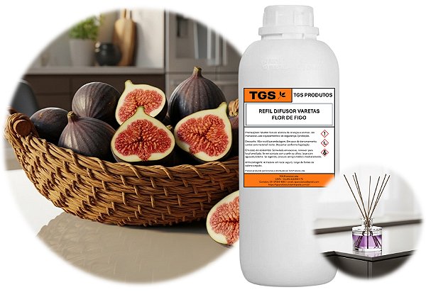 Refil Flor de Figo para Difusor de Varetas - (Solução pronta para uso!)