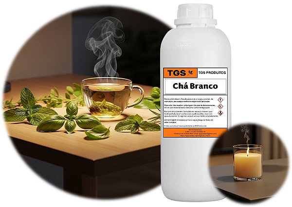 Essência Chá Branco Ultra para Velas & Difusores de Varetas & Cosméticos