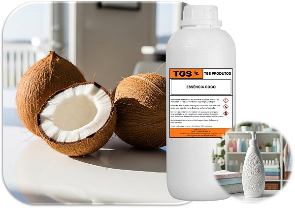 Essência Coco Plus 1 Litro para fabricar sabão líquido