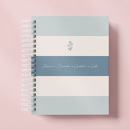 Caderno de Pregações - Listras Azul