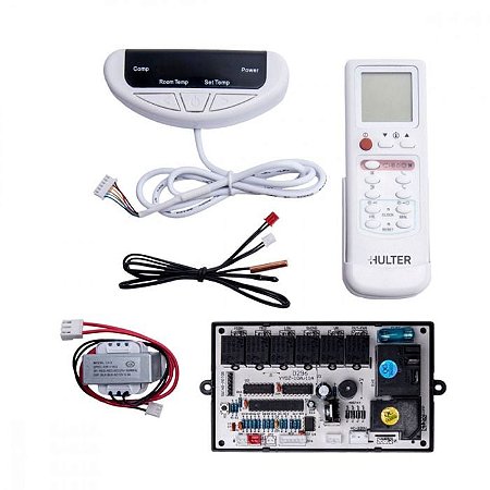 Placa Universal Para Ar Condicionado Com Controle e Display Hulter de 7000 a 60000 BTUs - HT111A