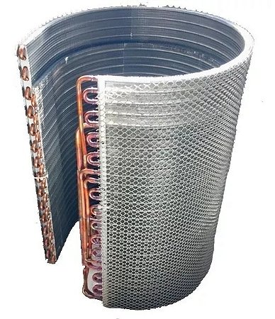 SERPENTINA DE COBRE DUPLA CAMADA CONDENSADORA SPRINGER /CARRIER /MIDEA BARRIL 22 À 30.000 BTUS