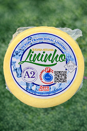 Queijo Tradicional Zero Lactose 500g - Queijaria Lininho