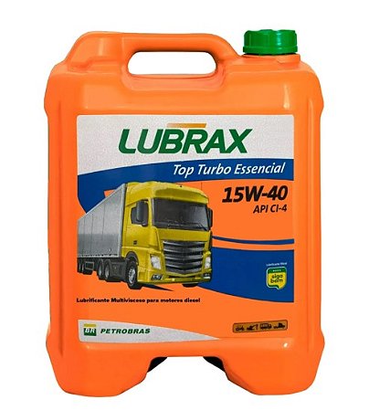 OLEO LUBRAX TOP TURBO ESSENCIAL 15W40 CI 4 - BD 20lts