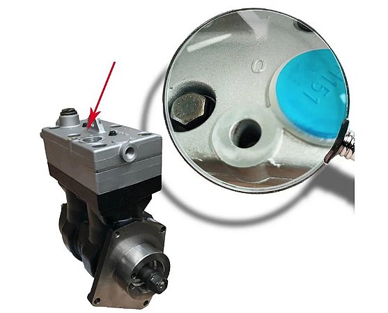 COMPRESSOR AR 636 S/ENGRENAGEM  MBB OM457LA AXOR  9125102011 (4571307215)