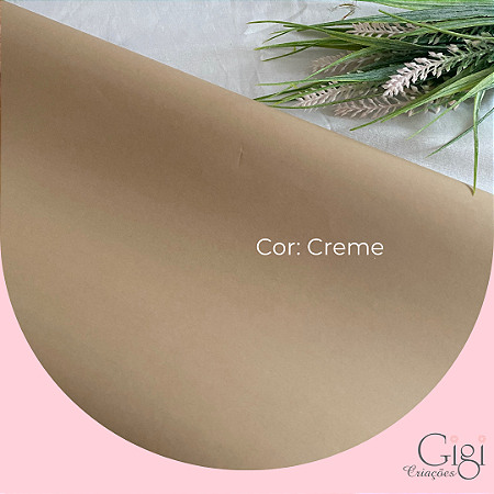 Papel de seda creme