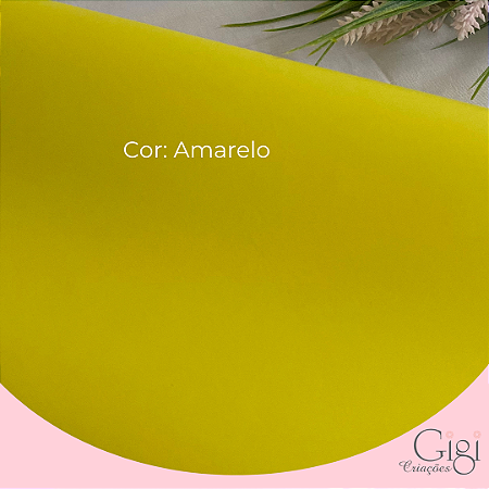 Papel de seda amarelo