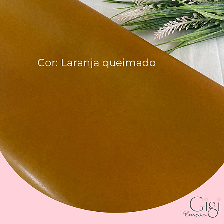 Papel de seda laranja queimado