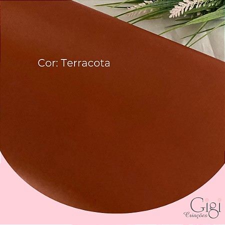 Papel de seda terracota