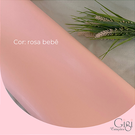 Papel de seda rosa bebê