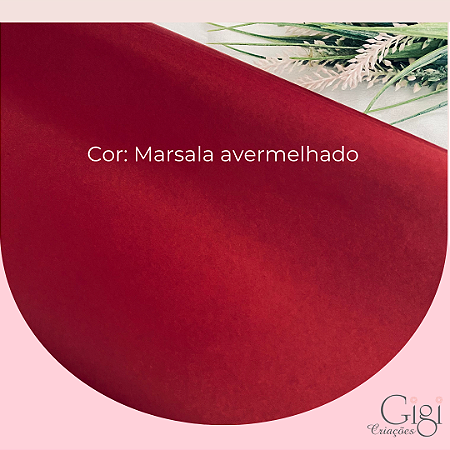 Papel de seda marsala avermelhado 7006/2