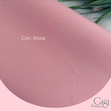 Papel de seda rose