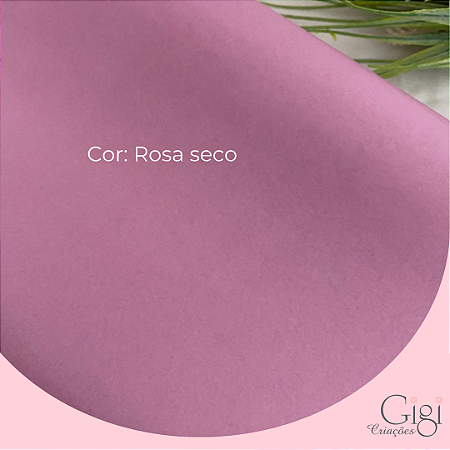 Papel de seda rosa seco