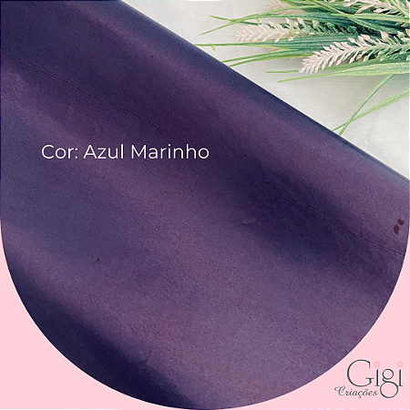 Papel de seda azul marinho
