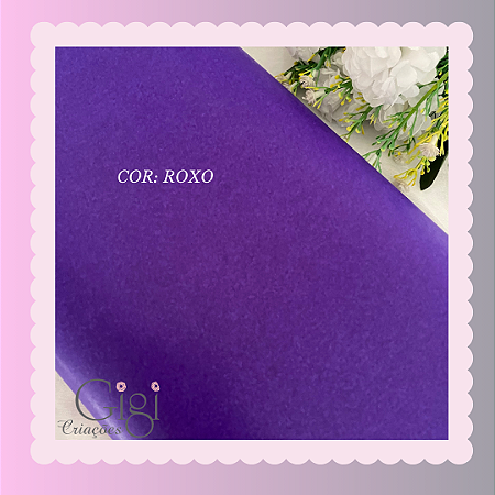 Papel super seda roxo