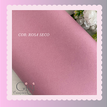 Papel super seda rosa seco