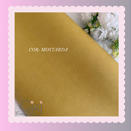Papel super seda mostarda