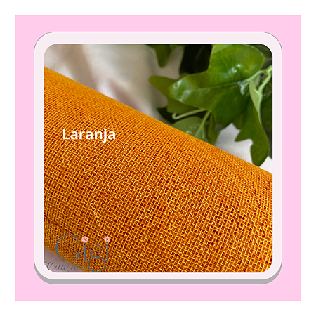 Tela escócia laranja