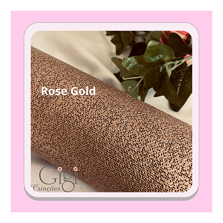 Tela escócia rose gold