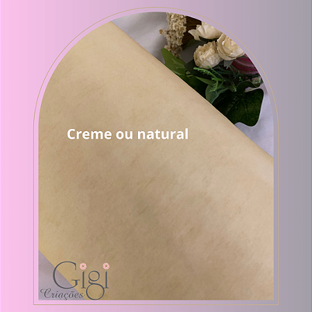 Tecarte ou viscose têxtil creme ou natural