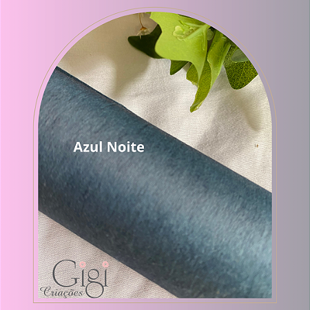 Tecarte ou viscose têxtil azul noite