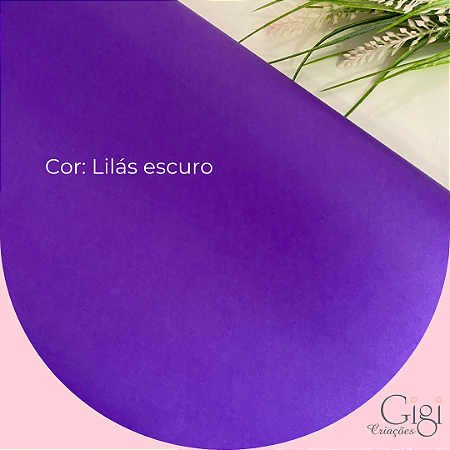 Papel de seda lilás escuro