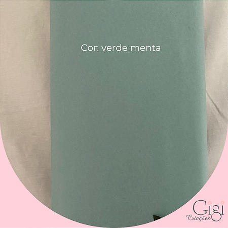 Papel de seda verde menta